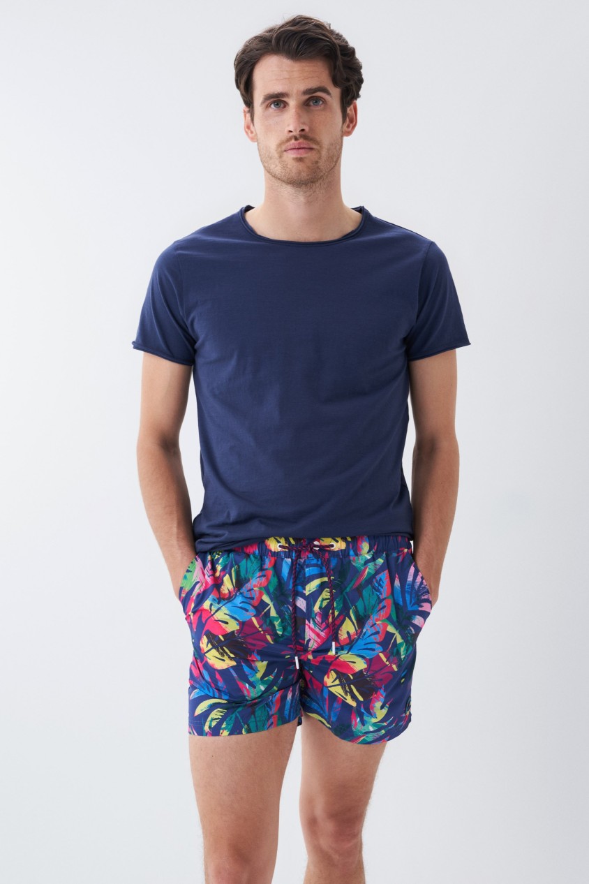 SWIM SHORTS WITH AMAZON PATTERN