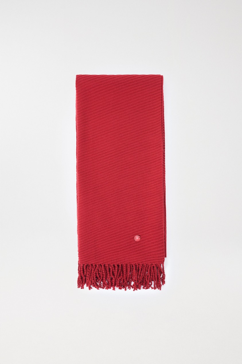 FRINGED SCARF